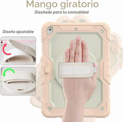 Vista 3 de BLOSOMEET Funda para iPad de 9ª generación 2021 de 10,2 pulgadas, color oro