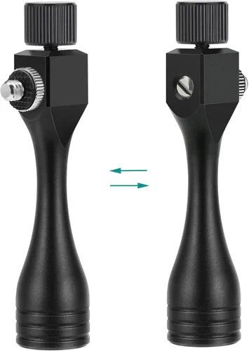 Vista 2 de Adaptador de trípode binocular con rosca de 1/4-20 pulgadas, adaptador de liberación rápida para fijar prismáticos a un trípode de montaje