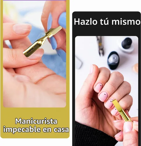 Vista 5 de Utopia Care Herramienta empujadora de cutículas y limpiador de uñas de cuchara, removedor y cortador profesional de cutículas de acero inoxidable