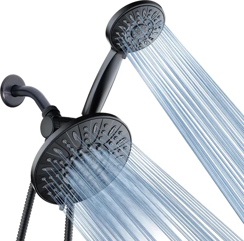 Vista 7 de AquaDance for California - Combo de lluvia de 3 vías de alta presión de 7 pulgadas para lo mejor de ambos mundos - Disfruta del lujoso cabezal