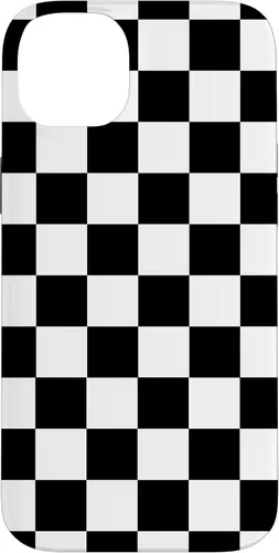 Vista 15 de Checked Chessboard Black Case for iPhone 17