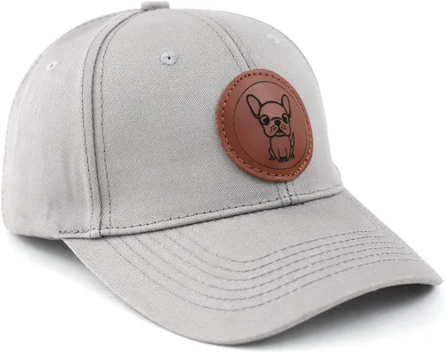 Vista 8 de Gorra de camionero para papá, gorra de béisbol, gorra de papá, gorra de cuero grabada con láser