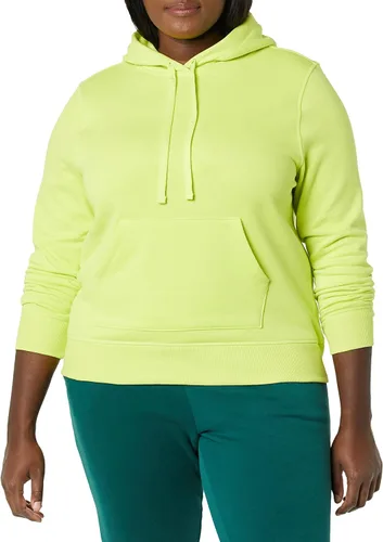 Vista 3 de Tienda Essentials - Sudadera con capucha de vellón de tela de toalla para mujer (disponible en tallas extragrandes)
