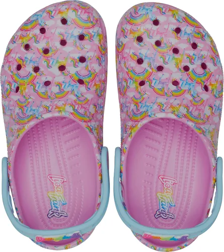 Vista 4 de Crocs Zuecos clásicos unisex para adultos Lisa Frank
