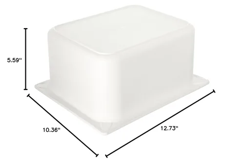 Vista 13 de Carlisle - Recipientes para alimentos refrigerados con aislante Coldmaster (Tamaños surtidos), Blanco, 1