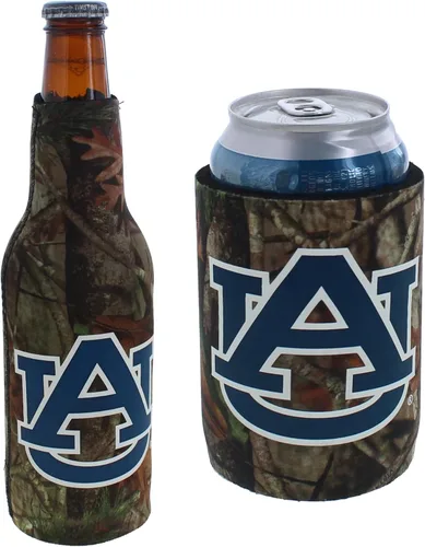 Vista 29 de College Team Color Logo Can & Bottle Holder Insulator Beverage Cooler Set