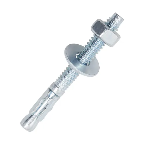 Vista 29 de Anclaje de cuña de 1/2" x 2-3/4", solo para cemento y hormigón, tornillos de acero al carbono galvanizados y pernos de retraso (10 unidades)