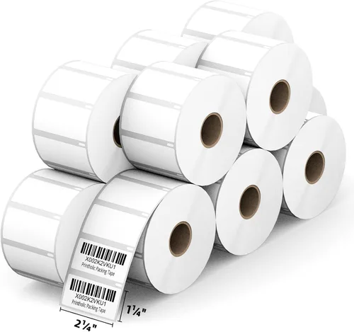 Vista 9 de 24 rollos de etiquetas térmicas compatibles con Dymo 30252