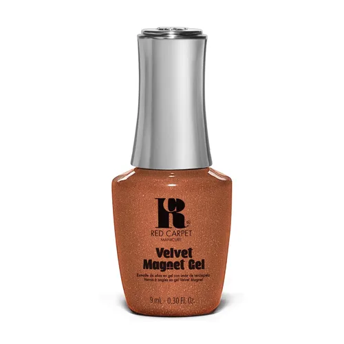 Vista 10 de Red Carpet Manicure Fortify & Protect - Esmalte de gel con imán de terciopelo bronce para uñas fuertes y saludables, impregnado con vitamina A