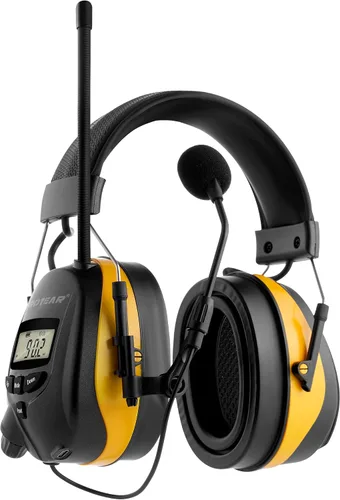 Vista 14 de Auriculares de radio AM FM mejorados con Bluetooth 5.4, orejeras de seguridad NRR de 25 dB para reducción de ruido, auriculares digitales