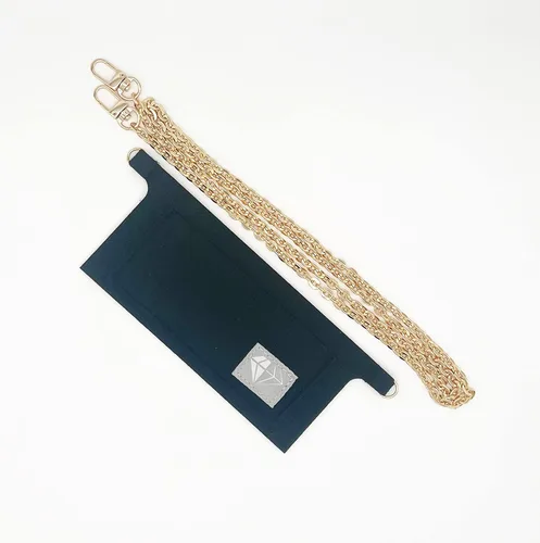 Vista 5 de Kit de conversión de inserto de bolso con cadena dorada para Sarah Emilie Wallet a Crossbody, Negro -, Minimalista