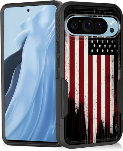 Vista 164 de Funda para Pixel 11 Pro XL, resistente de doble capa híbrida de policarbonato duro de goma suave a prueba de golpes para Google Pixel 11 Pro XL 6.8