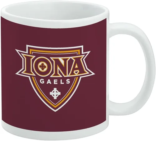 Vista 472 de Taza de cerámica con el logotipo principal de la Universidad Rider, taza de regalo novedosa para café, té y bebidas calientes, 11oz, blanca