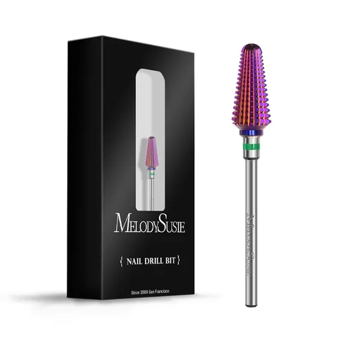 Vista 16 de MelodySusie Brocas profesionales Tornado de 3/32 pulgadas, brocas multifunción de carburo de tungsteno, adecuadas para manicura, pedicura, cutícula