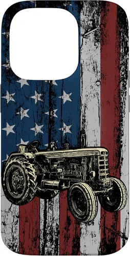Vista 17 de Patriotic Tractor American Flag Tractor Farm Gift Farmer Case for iPhone 17