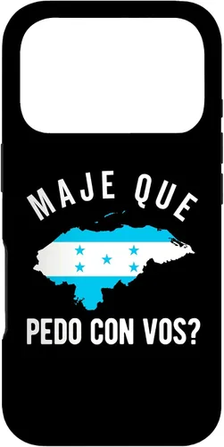 Vista 29 de Funda para iPhone 16 Bandera de Honduras Catracho Camiseta hondureña Maje Que Pedo?