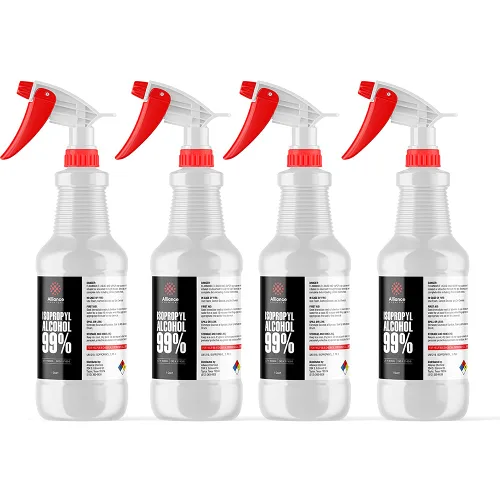 Vista 10 de Alcohol isopropílico 99% - Botella de 1 cuarto de galón - Alcohol concentrado de alta pureza para una limpieza eficaz - Secado rápido, IPA de origen