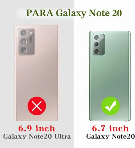 Vista 2 de Funda para Note 20, Galaxy Note 20 para mujer, con purpurina, suave, transparente, TPU de lujo, bonita funda protectora con correa de soporte