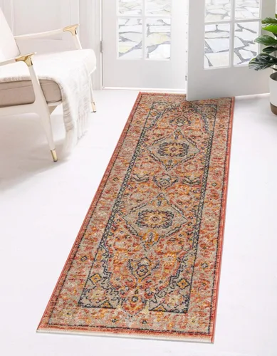 Vista 16 de Unique Loom Lola Collection - Alfombra tradicional (2 pies 2 pulgadas x 3 pies 1 pulgada, rectangular, azul/gris)