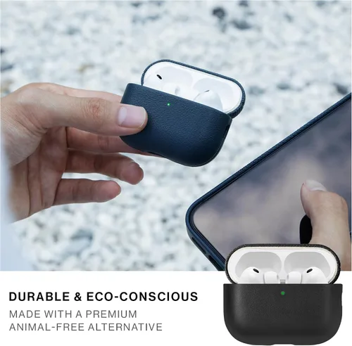 Vista 3 de Native Union (Re) Funda clásica para AirPods Pro 3, materiales reciclados y resistentes de primera calidad, protección duradera, compatible con Negro