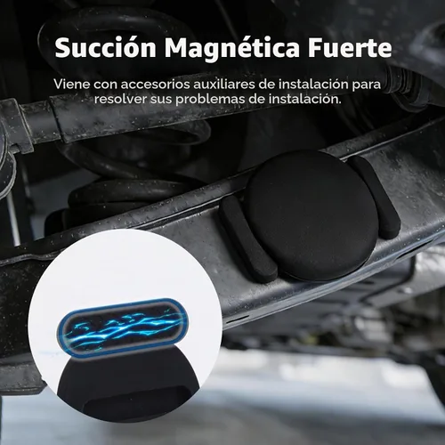 Vista 2 de Mini rastreador GPS portátil para vehículos, seguimiento global, rastreador GPS indetectable, sin tarifa mensual/sin tarjeta SIM, dispositivo