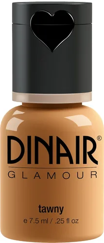 Vista 45 de Dinair Base de maquillaje con aerógrafo Marrón oscuro GLAMOUR: Natural, Cobertura ligera, Mate 1/4oz