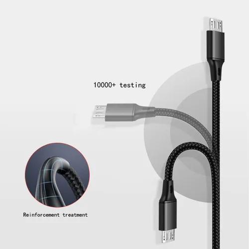 Vista 3 de Cable cargador de linterna LED compatible con Streamlight 88081 ProTac HL 5-X, Streamlight 88054 ProTac HL, Klarus XT21X/XT11X, ThruNite TC20 cable