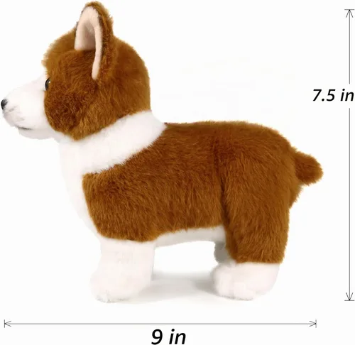Vista 4 de Ice King Bear Juguete de peluche para perro Corgi de 9 pulgadas de longitud