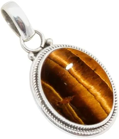 Vista 19 de Colgante de plata de ley 925 Joyería de plata hecha a mano para mujer, colgante de piedras preciosas naturales, regalo perfecto para ella