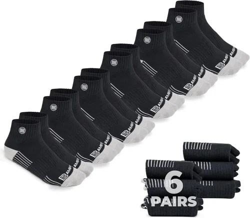 Vista 13 de Calcetines de rayón de bambú premium para hombre, absorben la humedad, control de olor, suela acolchada, calcetines de trabajo transpirables Surtido