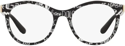 Vista 2 de Dolce Gabbana DG 5075 - Marco de anteojos para mujer con graffiti negro 5119140