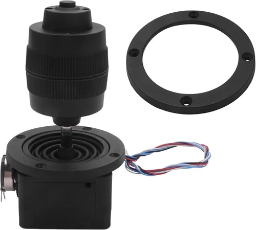 Vista 3 de JUMYNOOY Botón de potenciómetro de palanca de mando electrónico de 4 ejes para controlador -D400B 10K 4D con cable para industrial