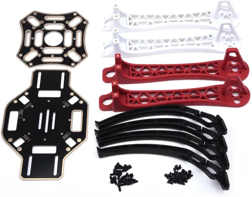 Vista 6 de YoungRC F450 Drone Frame Kit 4-Axis Airframe 17.717 in Quadcopter Frame Kit con aterrizaje Skid Gear