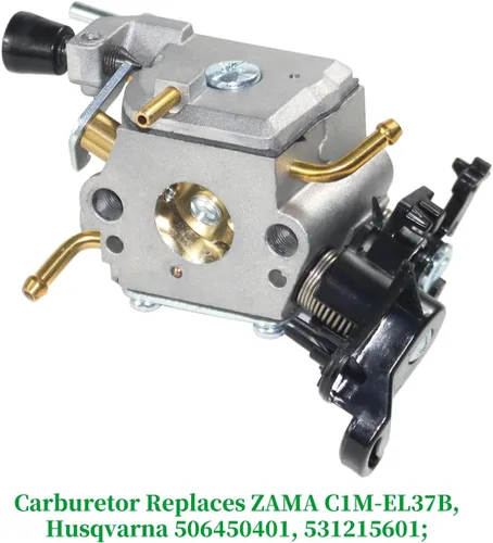 Vista 3 de Carburador C1M-EL37B con filtro de aire 544080802 que reemplaza a ZAMA C1M-EL37B, 506450401, 531215601 para Husqvarna 445, 445II, 445EII, 450