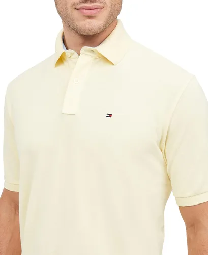 Vista 107 de Tommy Hilfiger Polo de piqué de algodón de manga corta para hombre en ajuste regular