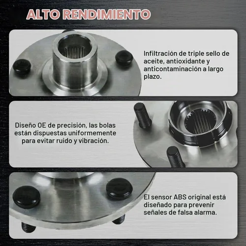 Vista 6 de 930-400 Conjunto de cubo de rodamiento de rueda delantera de 5 orejetas para Lexus ES330 ES350 Toyota Avalon Camry Venza Sienna Solara Highlander