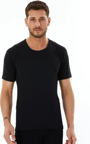 Vista 2 de Merino Wool Undershirt for Men 185 Lightweight Base Layer Men's Crewneck T-Shirt, 100% Merino Wool