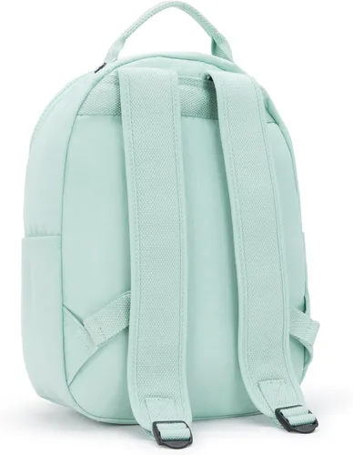 Vista 36 de Kipling Mochila pequeña Seoul para mujer, duradera, correas acolchadas para el hombro con funda para tableta, bolsa, Firma Emb, Mochila para tableta
