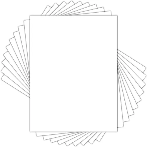 Vista 23 de Golden State Art, cartón de soporte blanco 4x6, soportes para marco, cuadro (paquete de 10) 4-Ply Thickness Uncut Matte Cardboard, Ideal for