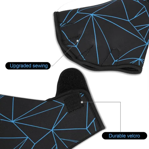 Vista 3 de TAGVO Guantes acuáticos de natación, guantes acuáticos para ayudar a la resistencia de la parte superior del cuerpo, guantes de natación con malla