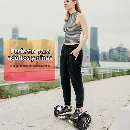 Vista 6 de Hoverboard, All Terrain Hover Board, Bluetooth & LED Lights 8.5” Off Road Self Balancing Scooter, Non-Slip Footpads, UL2272 Safety Certified