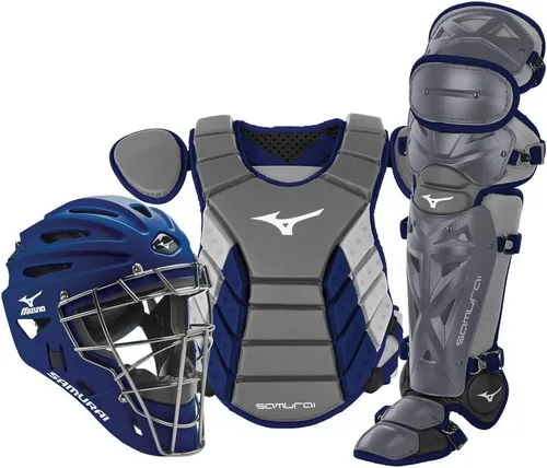 Vista 21 de Mizuno Samurai Baseball Boxed Catcher's Gear Set