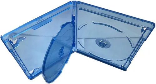 Vista 3 de Viva Elite Nuevo 1 Hold 3 Discos Blu-ray Reemplazo Caso 0.492 in (3 Bandejas)