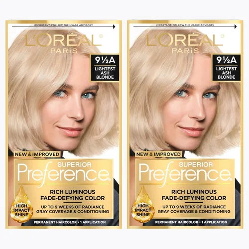 Vista 32 de L'Oreal Paris Superior Preference - Tinte permanente luminoso que desafía la decoloración para el cabello, tinte para el cabello hasta 9 semanas