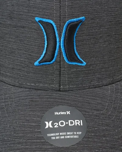 Vista 2 de Hurley Sombrero para hombre - H2O-DRI Max Icon Gorra ajustada elástica de ala curvada