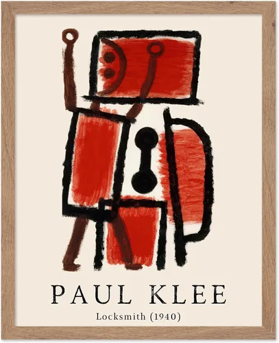 Vista 83 de Poster Master Póster vintage de Paul Klee – Impresión retro de cómicos – Arte de dibujo – Arte abstracto – Regalo para hombres y mujeres – Estilo-09