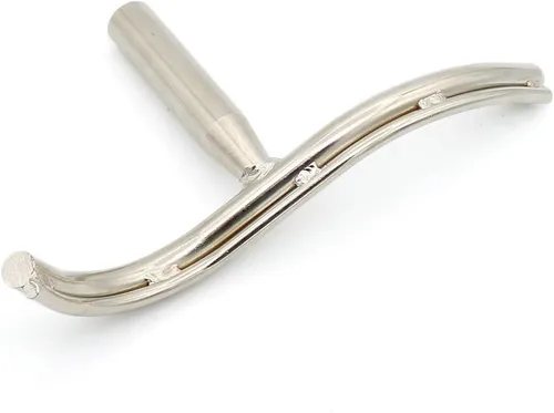 Vista 4 de Soporte de herramientas de torno de acero inoxidable plateado para carpintería Torno de torneado de madera Herramienta de torneado de soporte