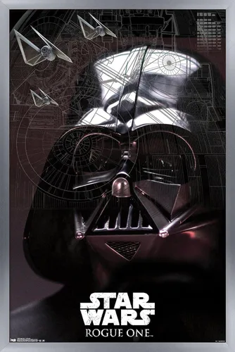 Vista 8 de Trends International Star Wars: Rogue One - Póster de pared de Lord Sith, 14.725 x 22.375 pulgadas, versión enmarcada de madera de granero