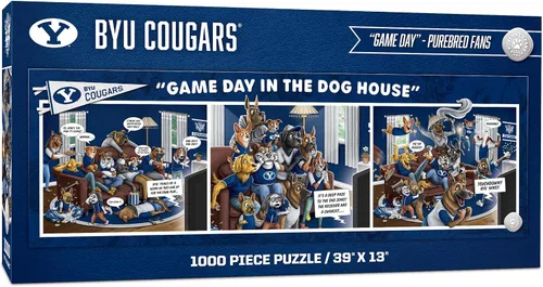 Vista 43 de YouTheFan NCAA Game Day in The Dog House - Rompecabezas de 1000 piezas
