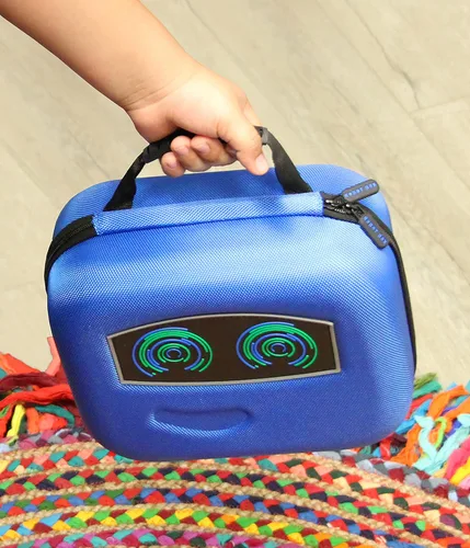 Vista 3 de CASEMATIX Funda de robot compatible con 4 Ninja Bots Battle Bots y accesorios de juguetes ninja, solo incluye funda